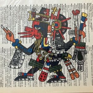 Colorful Quetzalcoatl Art Print